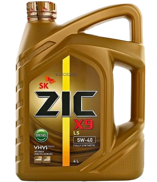 Моторное масло ZIC X9 LS Diesel 5W-40, 4л